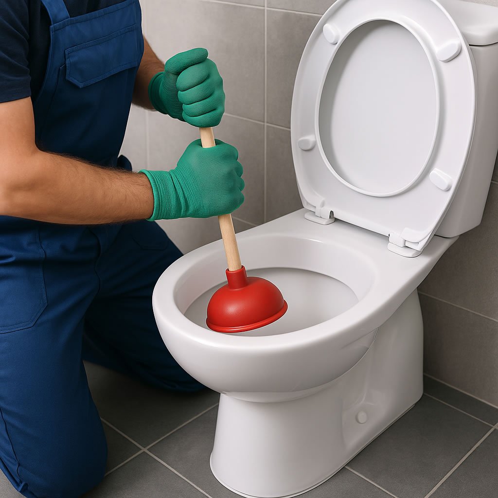 Desentupimento de vaso sanitario