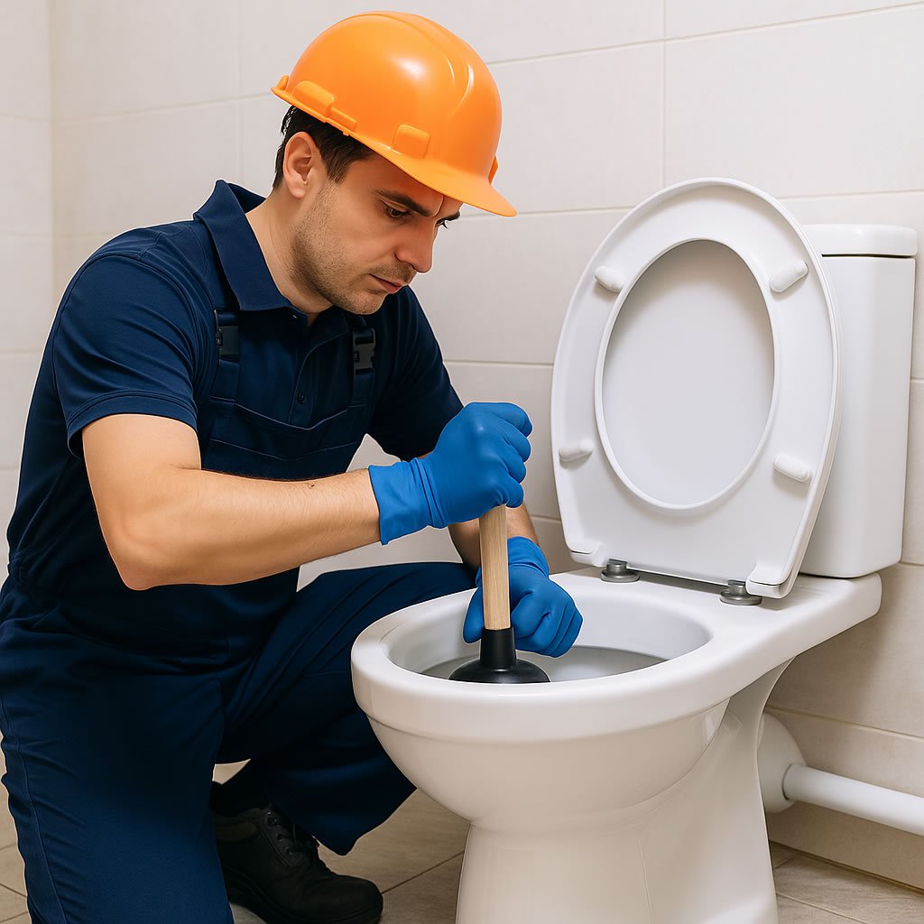 Desentupimento de vaso sanitario